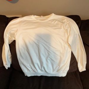 White Women’s Pullover Sweater Cardigan